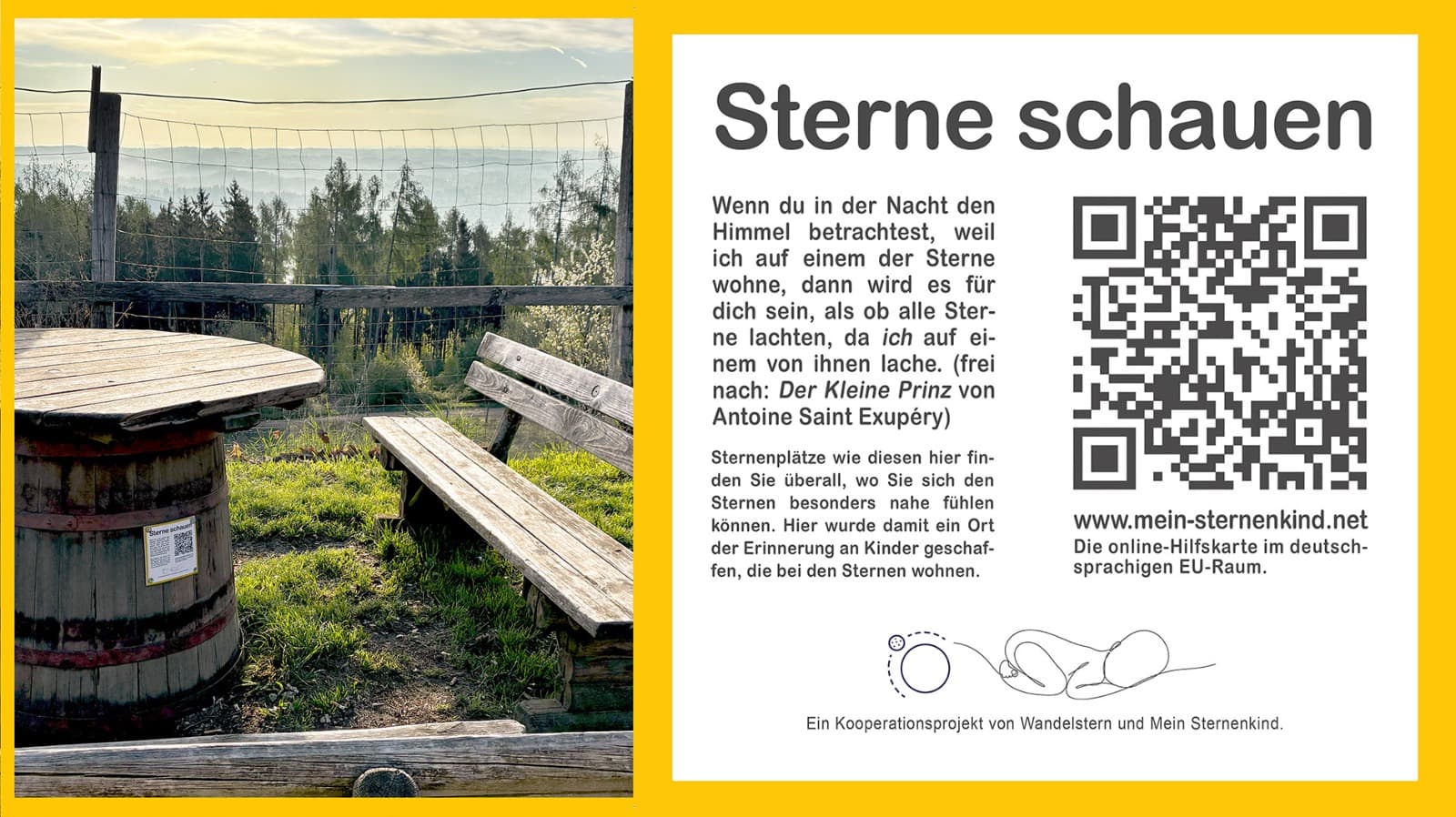 Sterne schauen Ort Steiermark - Projekt Wandelstern